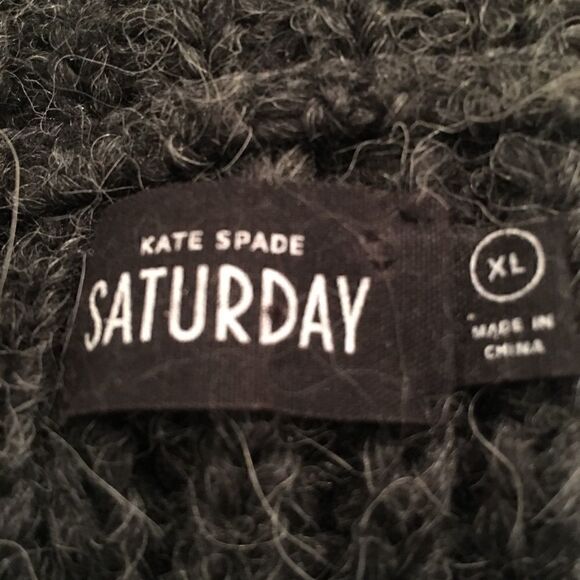 𝅺euc Kate Spade Saturday cozy crew neck sweater xl - Picture 4 of 5
